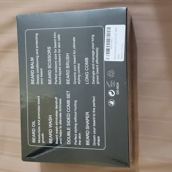 SATROYAS 8 PCS. Beard Grooming Kit For Men Beard Oil, Brush Beard Shaper. - Picture 2 of 4